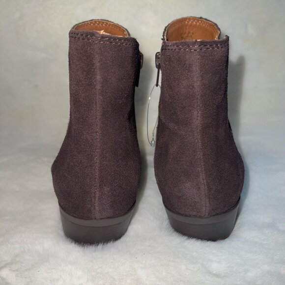 Lucky Brand Byslea Heeled Chelsea Suede Booties - Picture 6 of 8